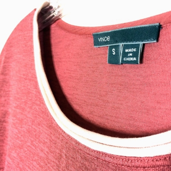 Vince blouse short sleeve stretchy tee shirt too - Picture 2 of 6